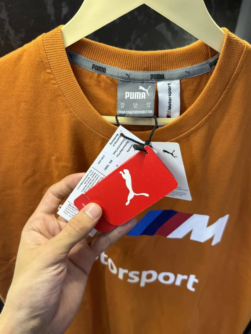 Pum a BMW Round Neck Tshirt with Box Packing