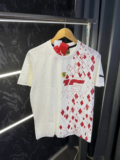 Pum a Scuderia Ferrari Round Neck Tshirt with Box Packing