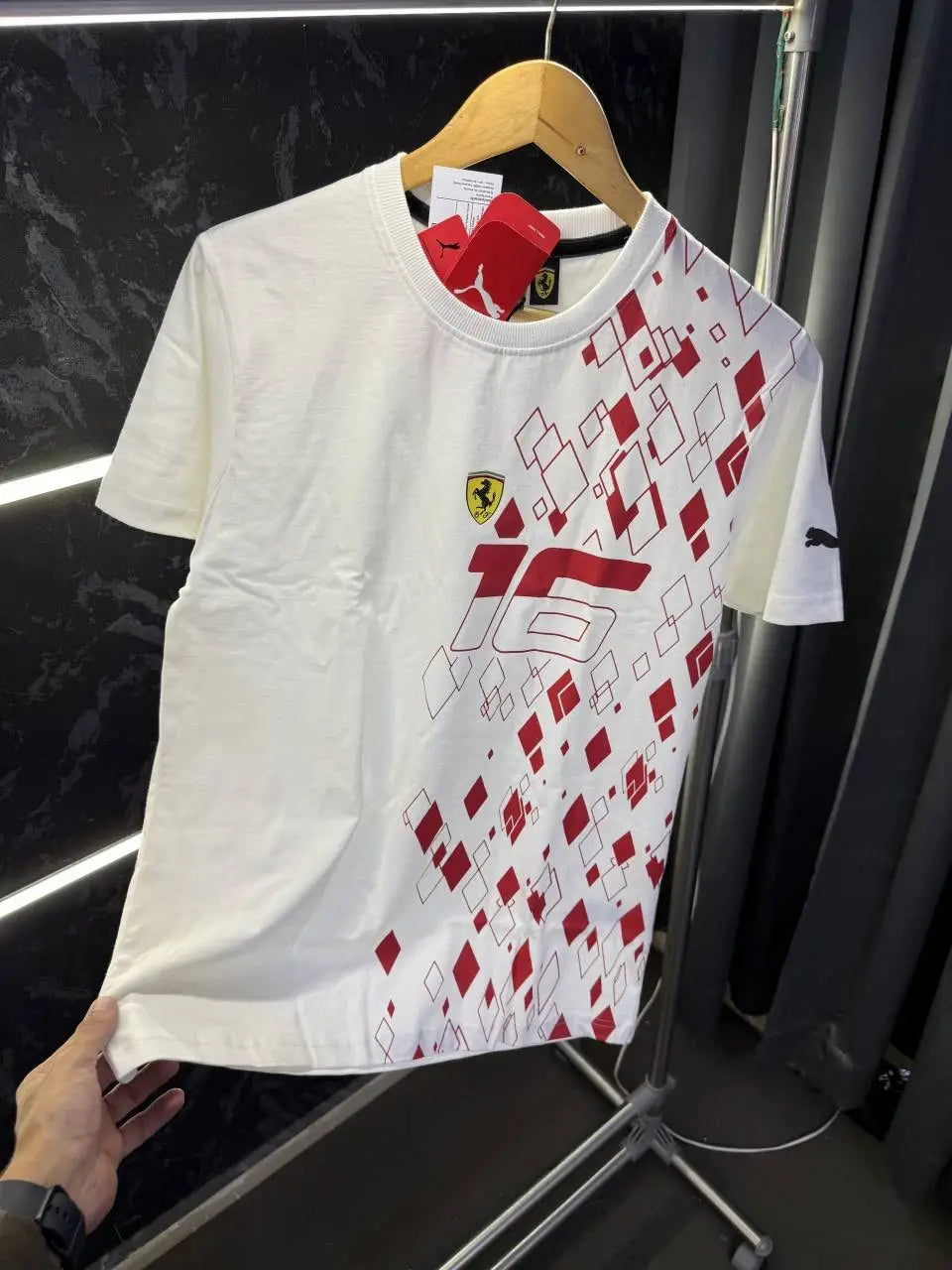 Pum a Scuderia Ferrari Round Neck Tshirt with Box Packing