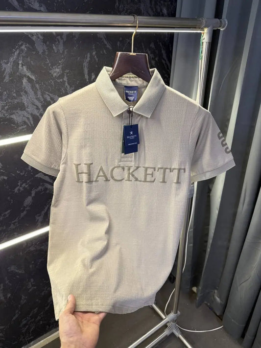 Hacket london knitted polo tshirt (Off Cream)