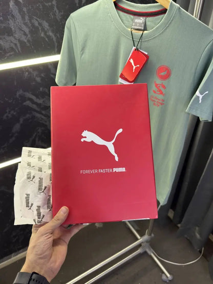 Pum a Staple Design Round Neck Tshirt With box packing