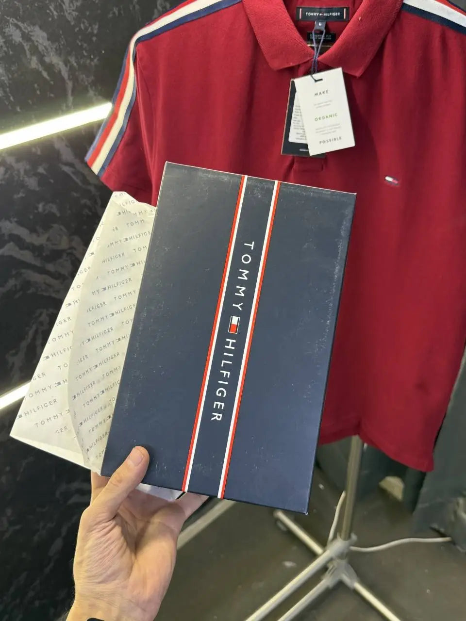 Tommy_Hilfiger Store Article Polo Tshirt ( With Box packing )