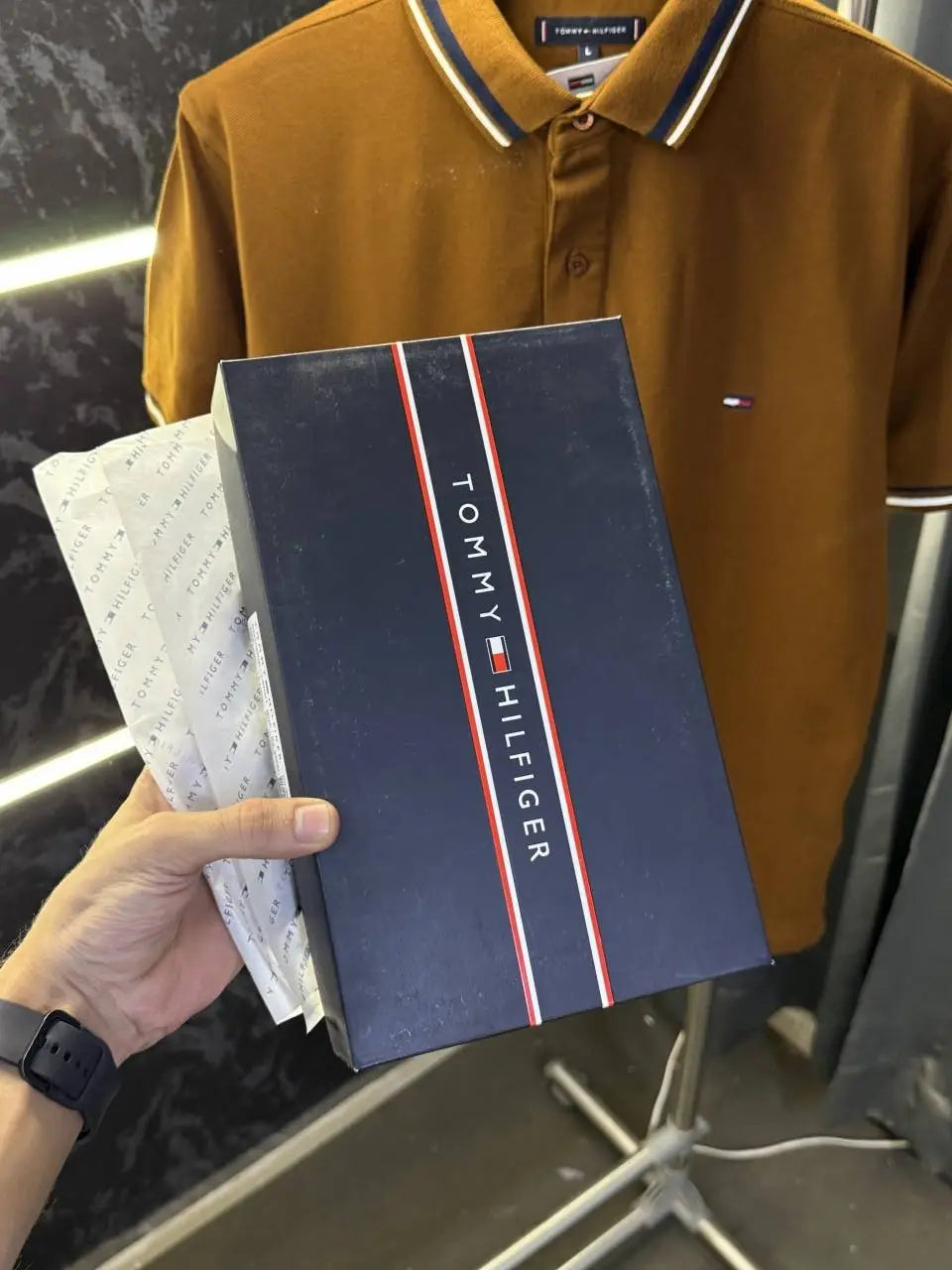 Tommy_Hilfiger Store Article Polo Tshirt ( With Box packing )