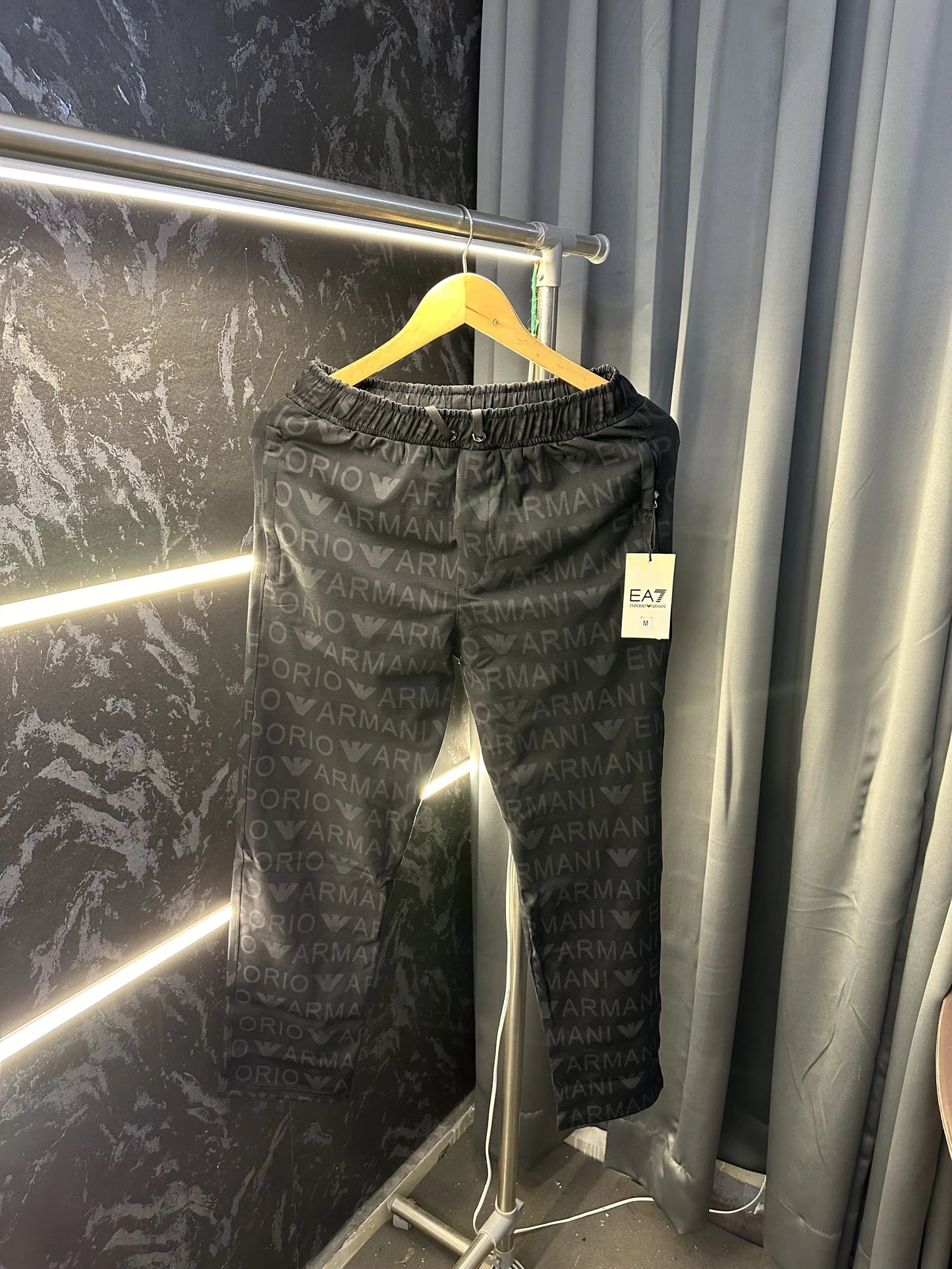 Emporio Arman i Premium Trackpant Regular Fit ( 3 Pockets & Zips )