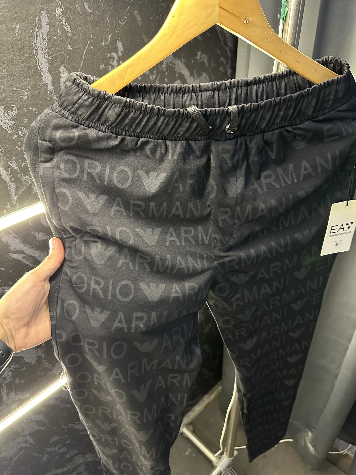 Emporio Arman i Premium Trackpant Regular Fit ( 3 Pockets & Zips )