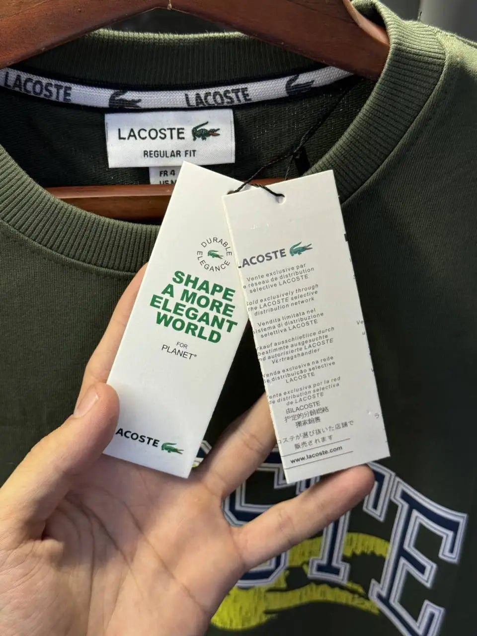 Lacost e Premium Sweatshirt Store Article (Green)