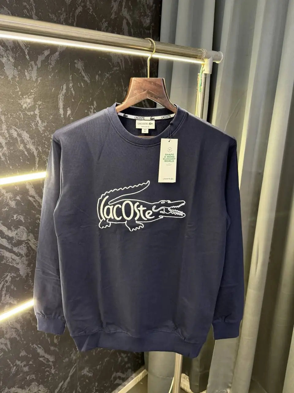 Lacost e Premium Sweatshirt Store Article (Navy)