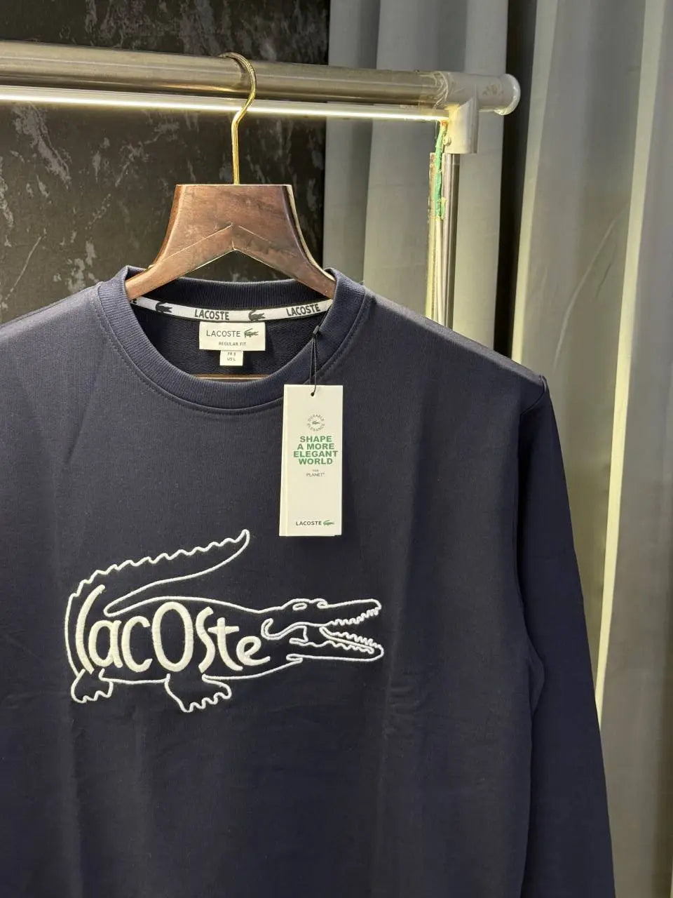 Lacost e Premium Sweatshirt Store Article (Navy)