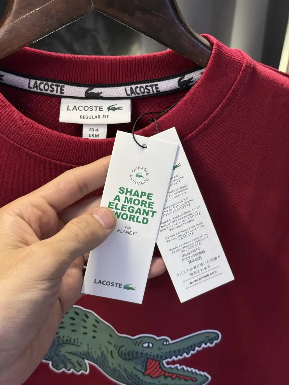 Lacost e Premium Sweatshirt Store Article (Red)
