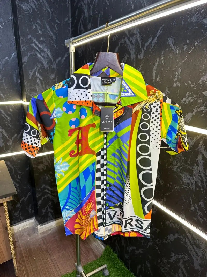 Versace Premium Polo Store Article Half Sleeves Shirt