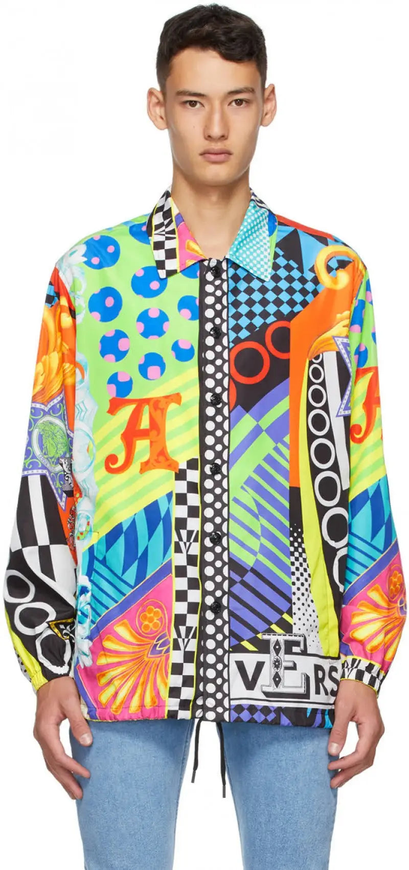 Versace Premium Polo Store Article Half Sleeves Shirt