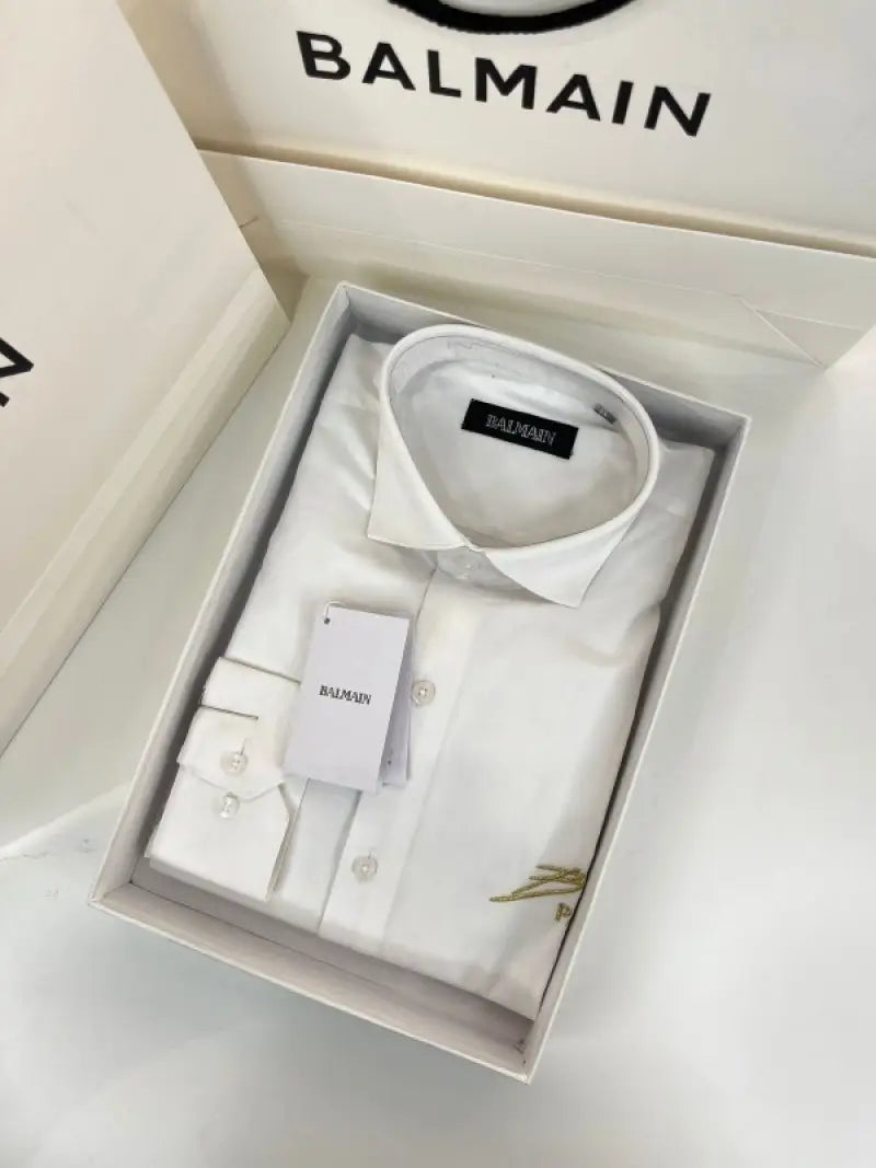 Balmain Paris Store Article shirt with box packing