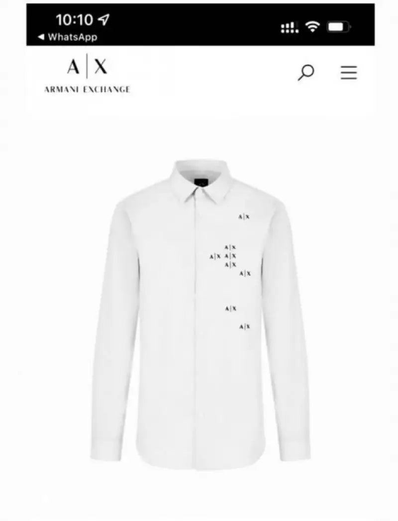 Arman.i Exchange Current Store Article Shirt with Original Packing White