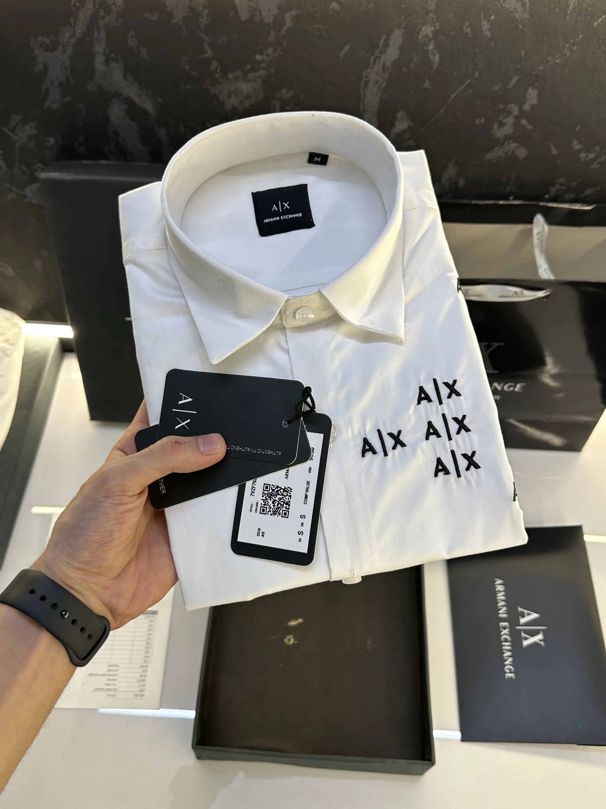 Arman.i Exchange Current Store Article Shirt with Original Packing White