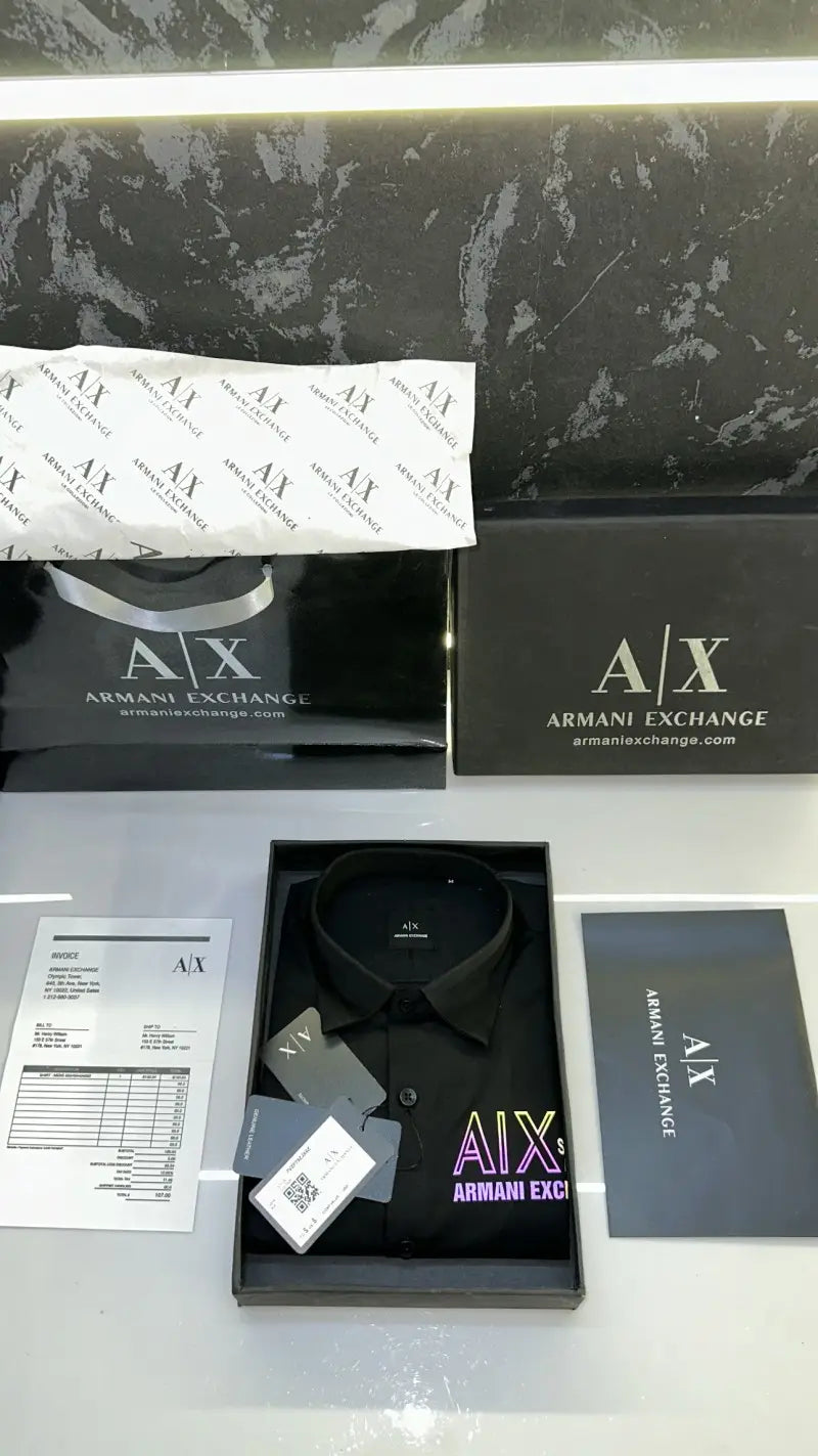 Arman_i Exchange Reflective Store Article Shirt with original packing BLACK