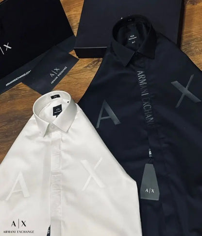Arman_i Exchange Premium AX Print Shirt Store Article With Original Box Packing White