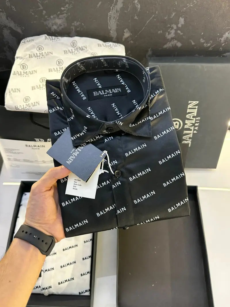 Balmai_n Paris Monogram New Article With Original packaging Black B681