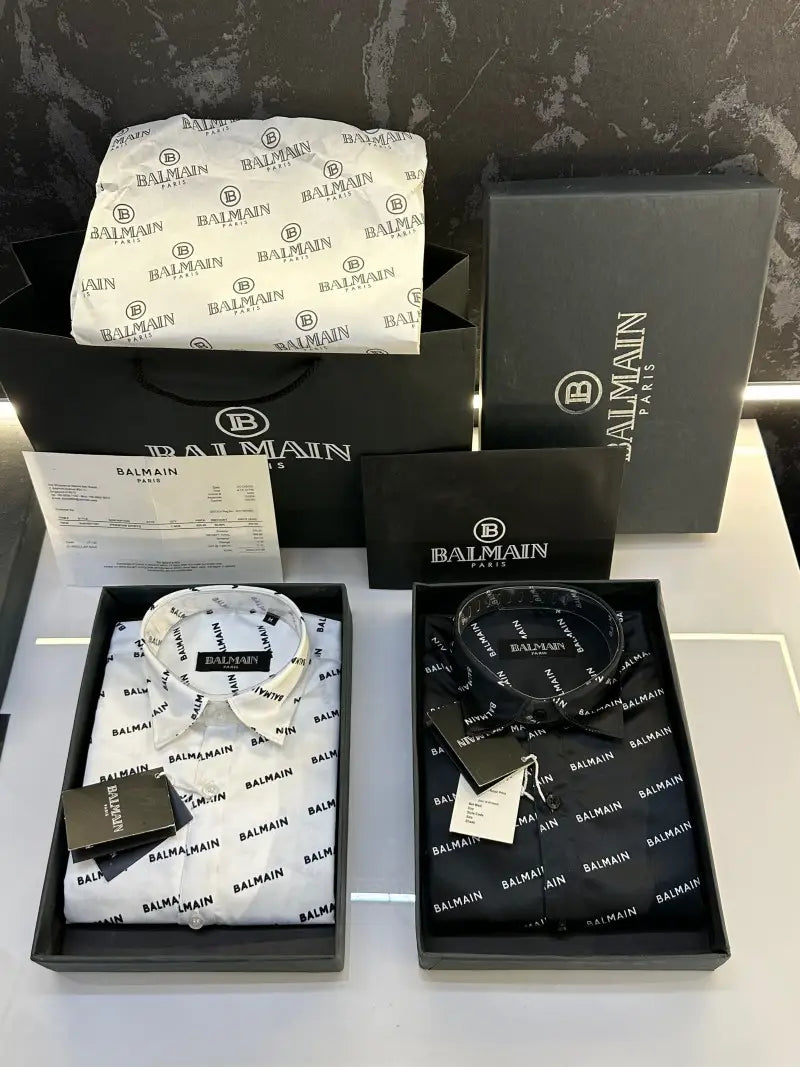 Balmai_n Paris Monogram New Article With Original packaging Black B681
