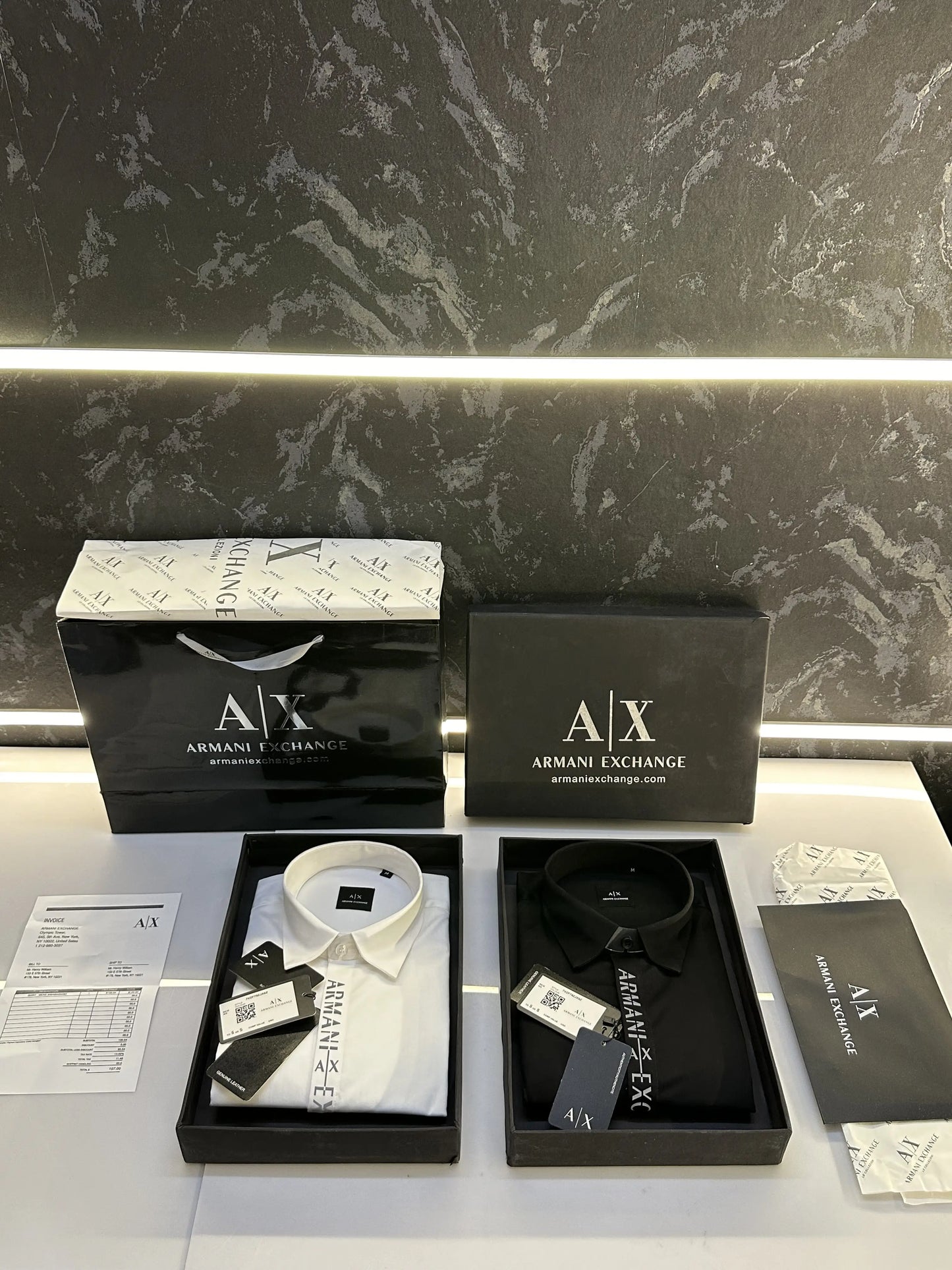 Arman-i Exchange Store article Shirt With Original Packing White