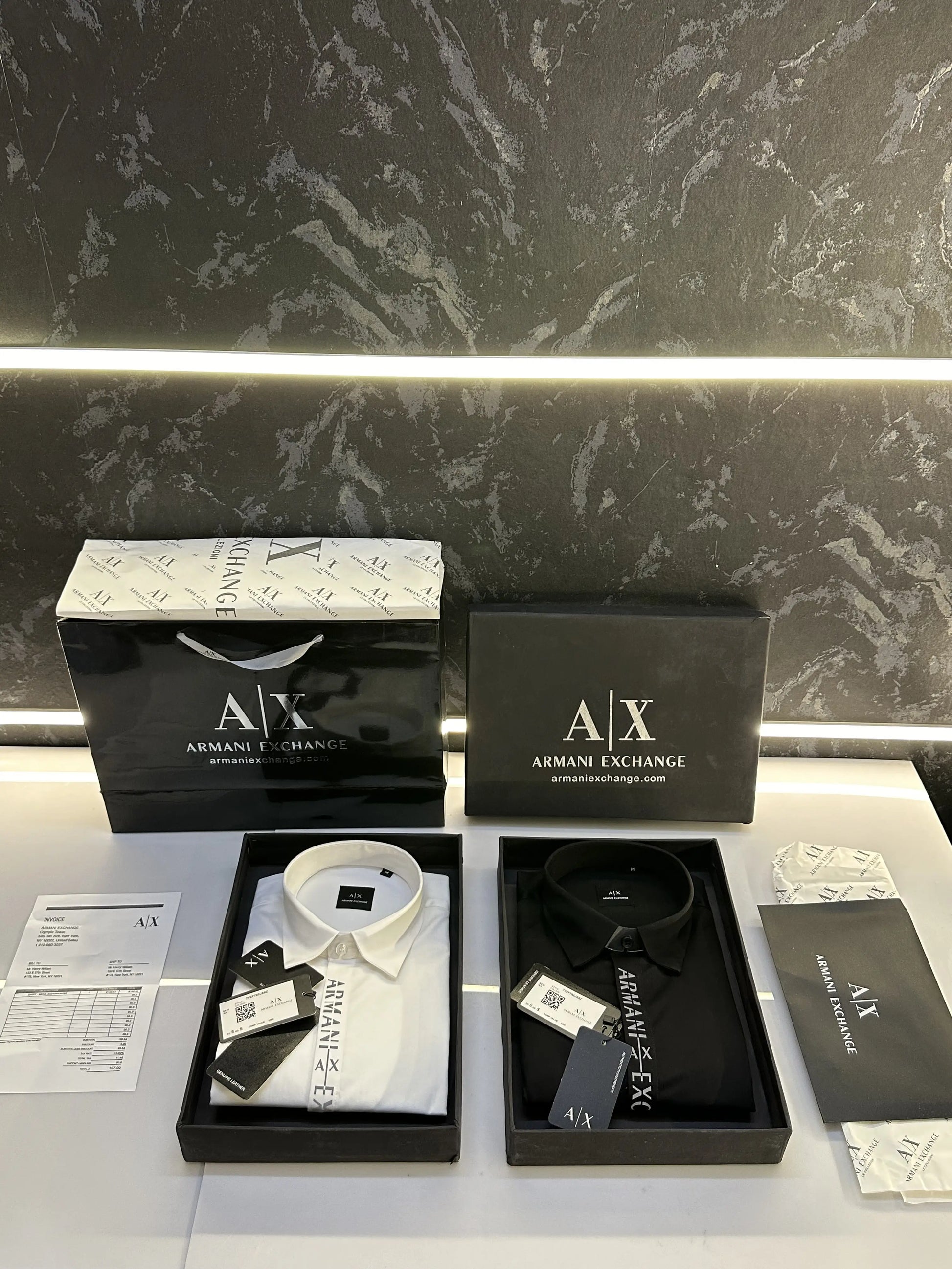 Arman-i Exchange Store article Shirt With Original Packing White