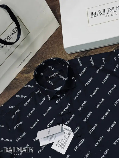 Balmai_n Paris Monogram New Article With Original packaging Black B681