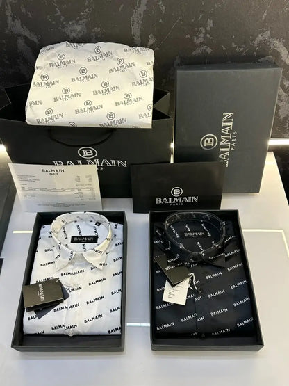 Balmai_n Paris Monogram New Article With Original packaging White B681