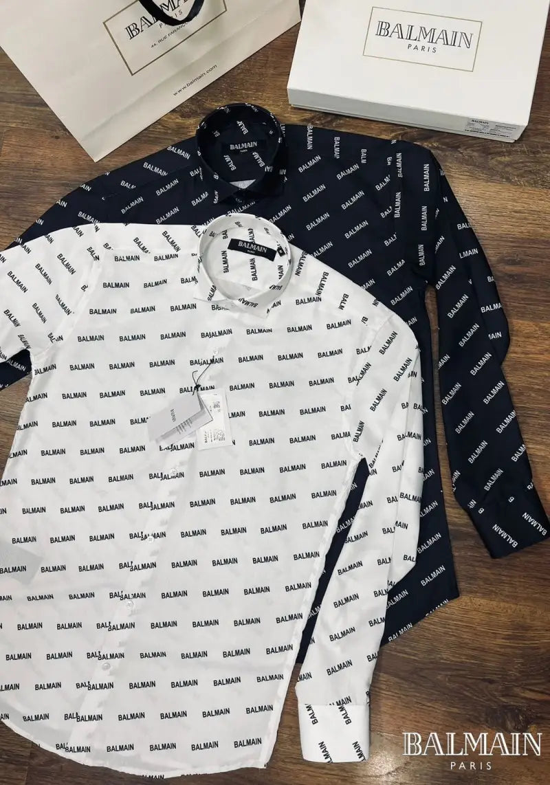 Balmai_n Paris Monogram New Article With Original packaging White B681