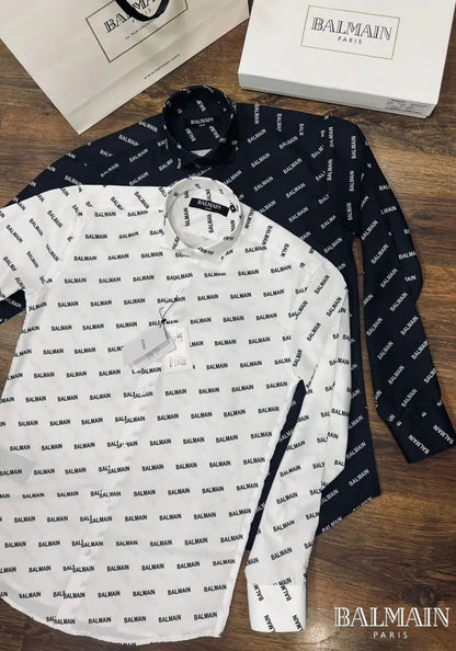 Balmai_n Paris Monogram New Article With Original packaging White B681