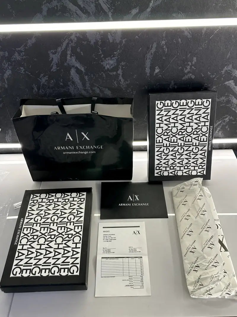 Arman_i Exchange Embroidery Print Premium Shirt with Original box Black