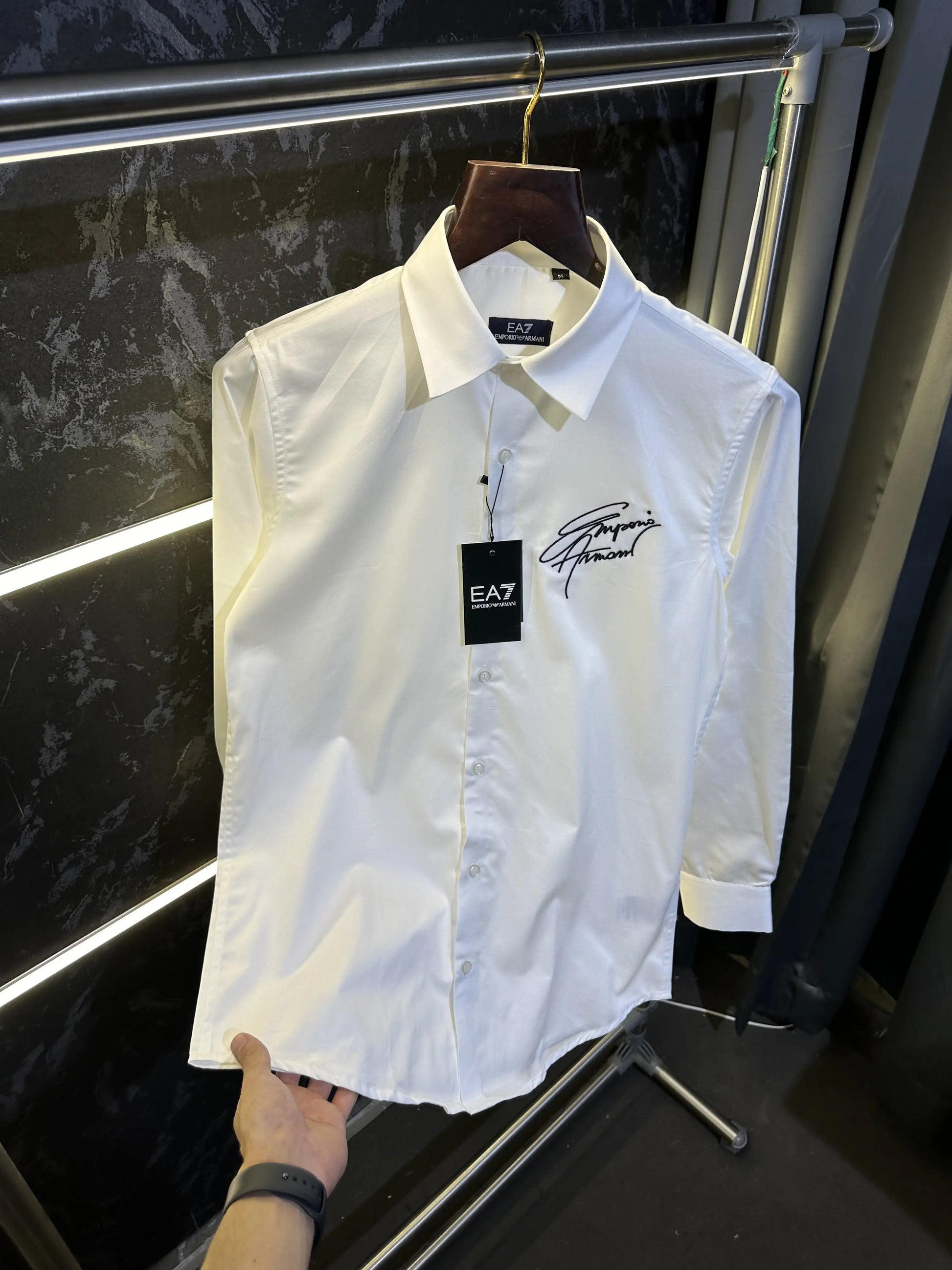 Emporio Arman i Store Article Shirt with Original packing ( White )