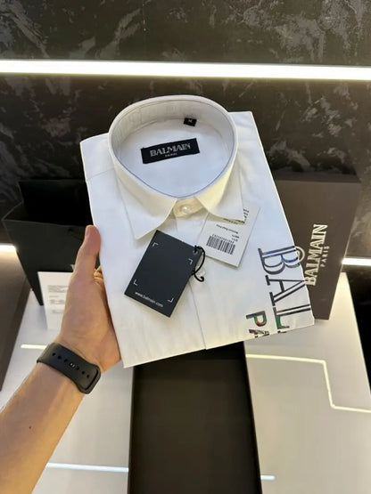 Balmai_n Paris Current Store Article Shirt With Box Packing White