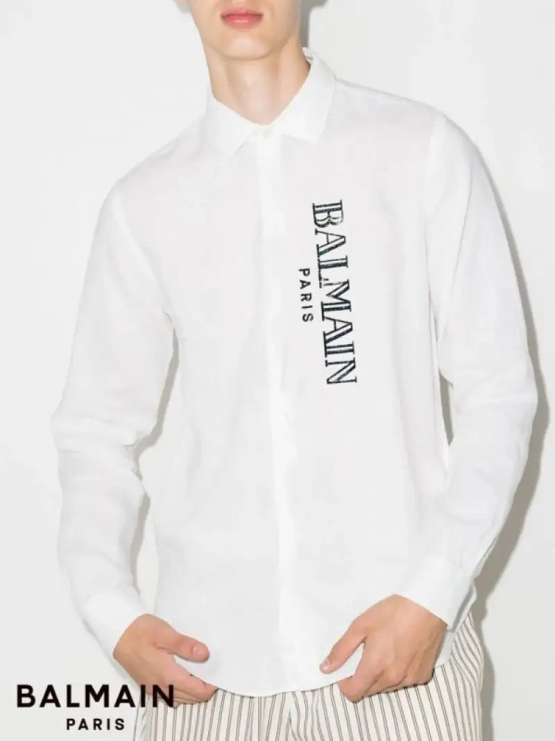 Balmai_n Paris Current Store Article Shirt With Box Packing White