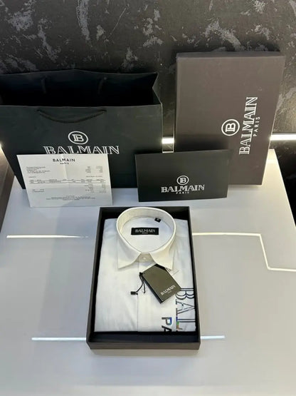 Balmai_n Paris Current Store Article Shirt With Box Packing White
