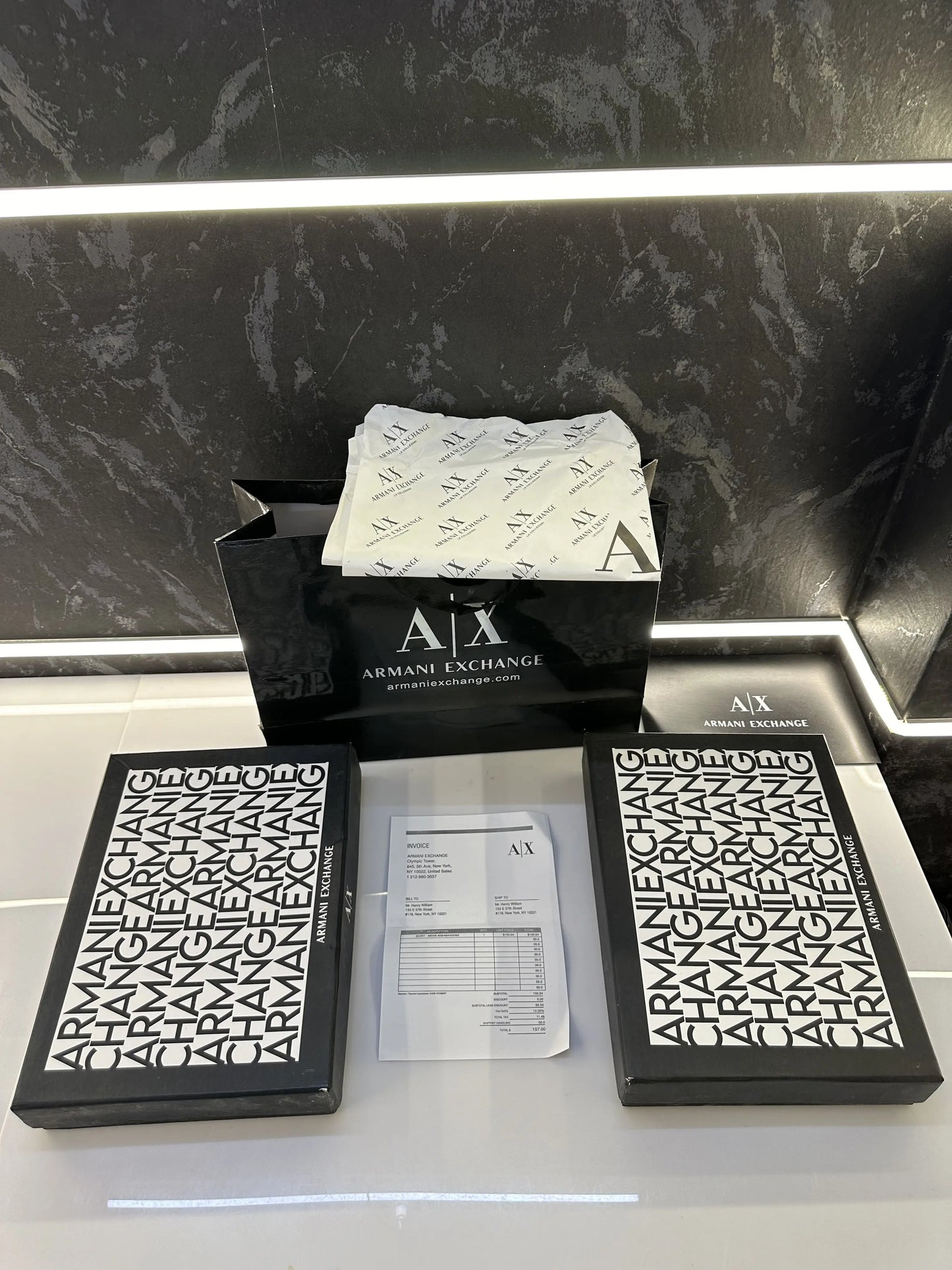 Arman i Exchange Current Store Article Shirt with Box packing ( Black )