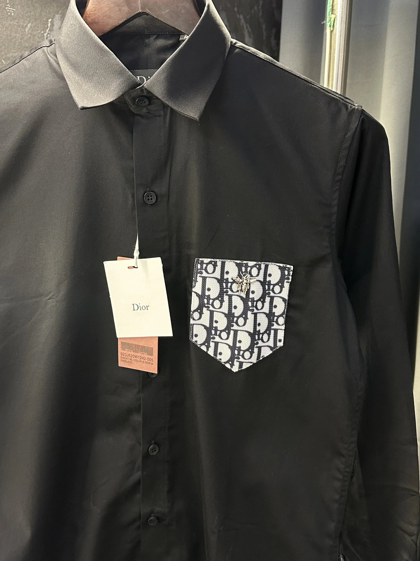 Christian Dio-r Current Store Article Shirt with Original packaging Black