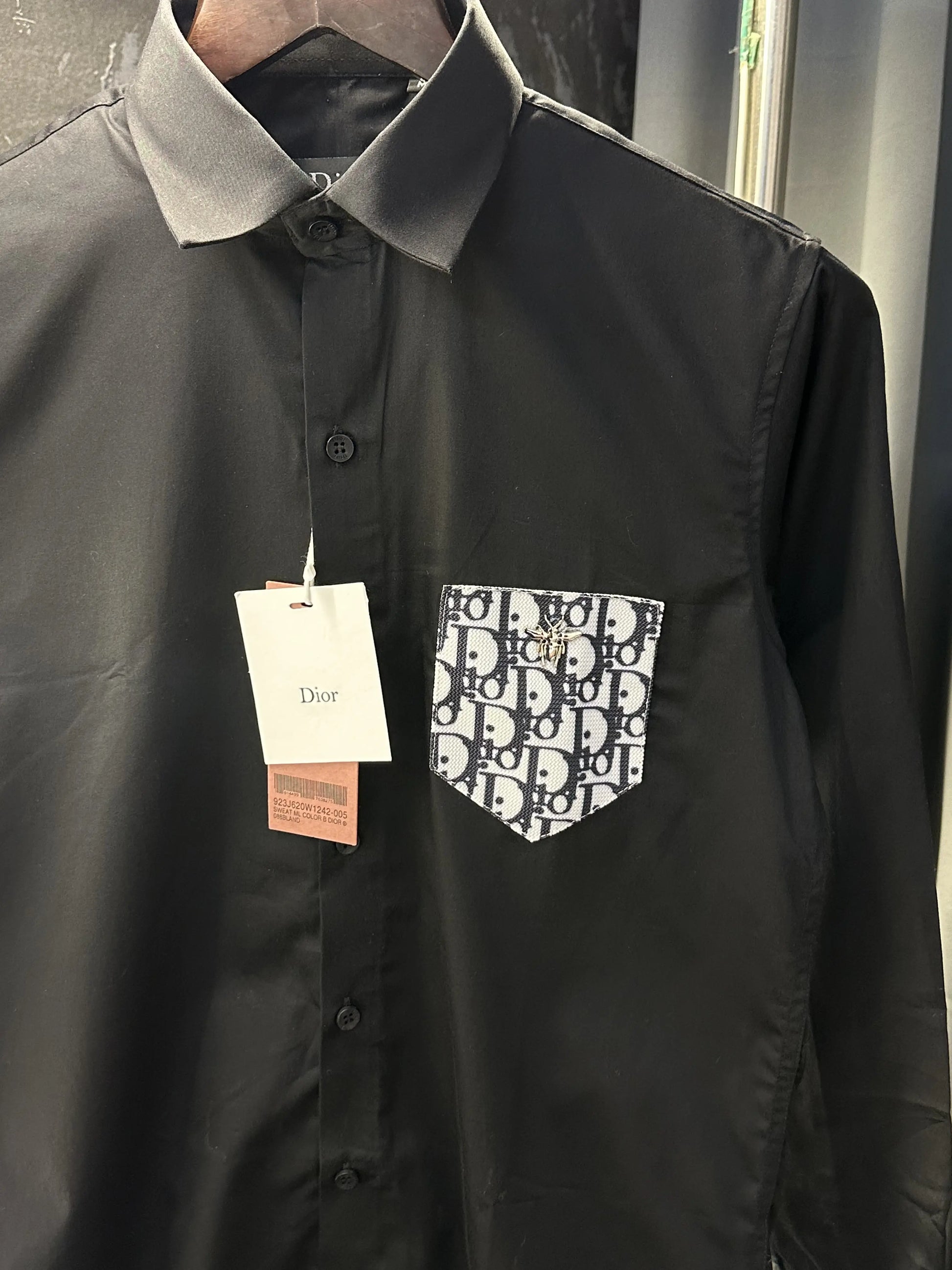 Christian Dio-r Current Store Article Shirt with Original packaging Black