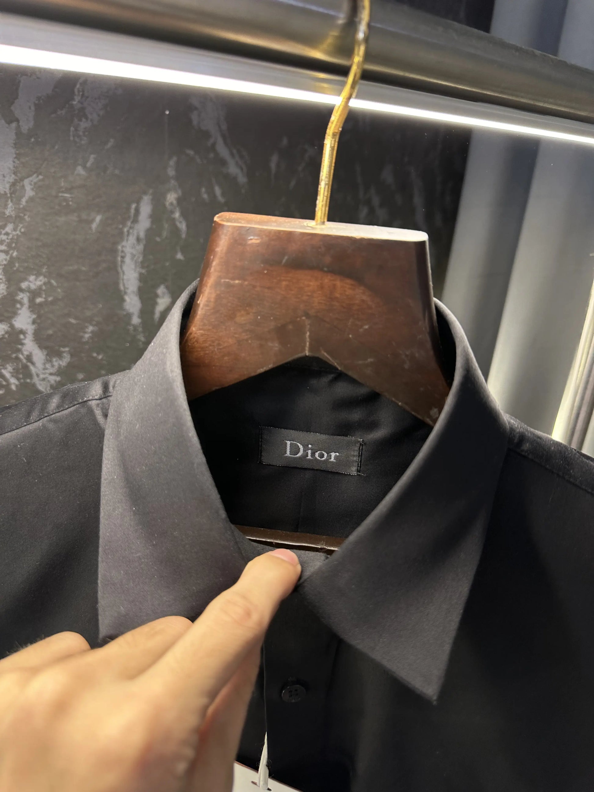 Christian Dio-r Current Store Article Shirt with Original packaging Black