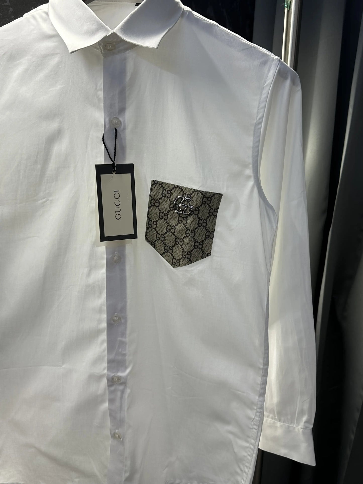 Gucc i Premium Shirt with Original Packing White
