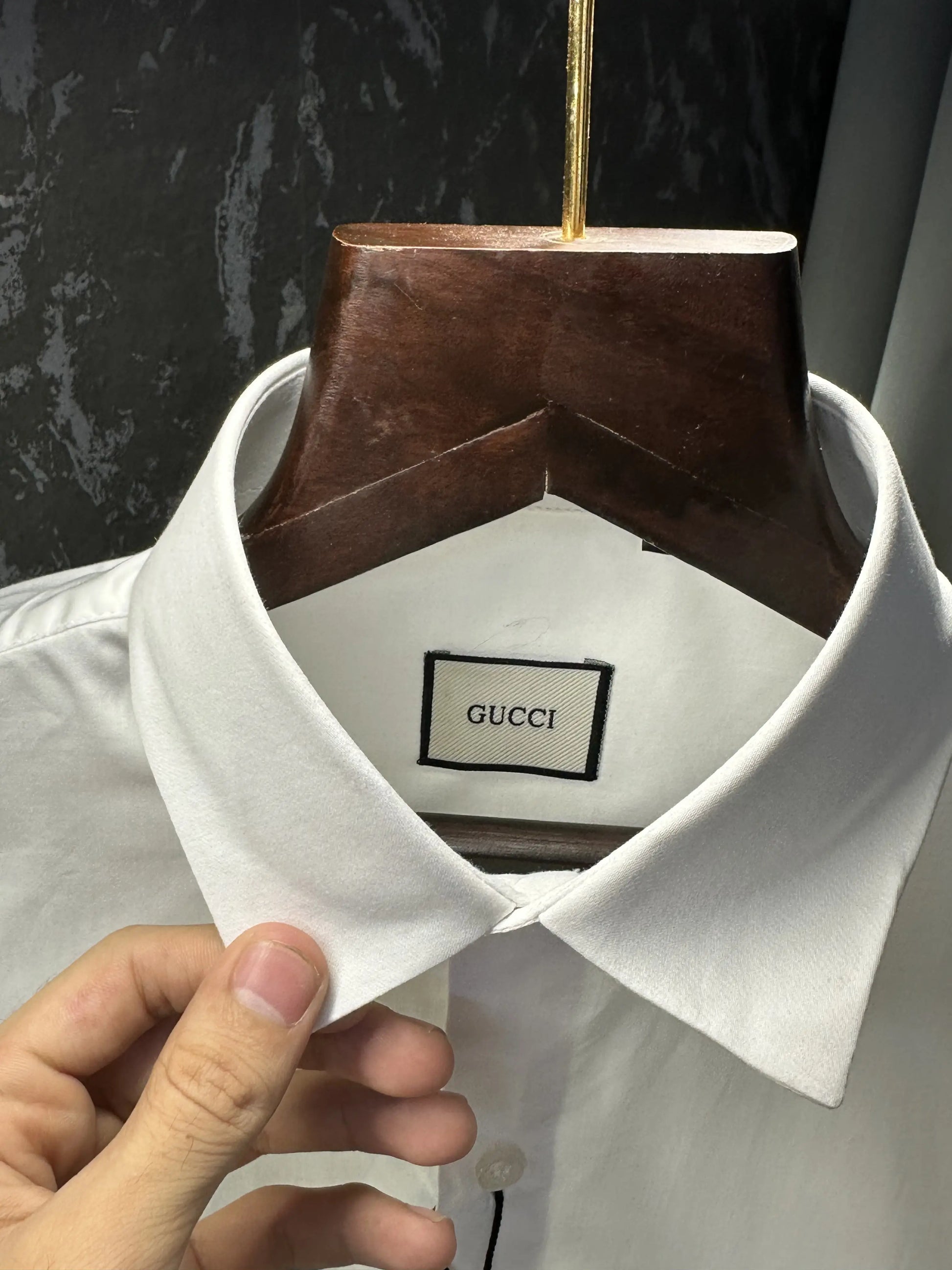 Gucc i Premium Shirt with Original Packing White