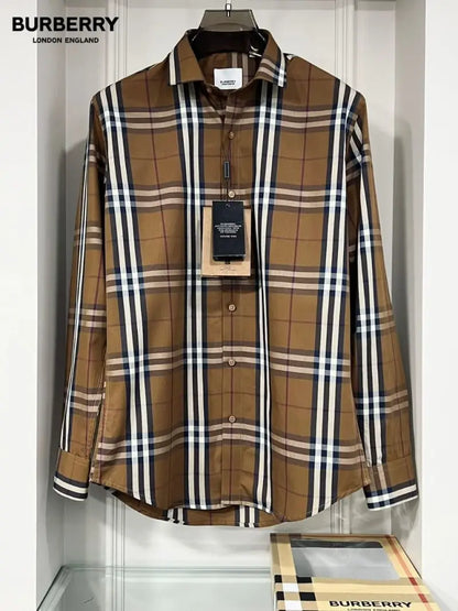 Burberr y Checks Premium Store article Shirt with Original Box