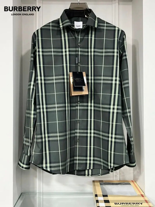 Burberr y Checks Premium Store article Shirt with Original Box