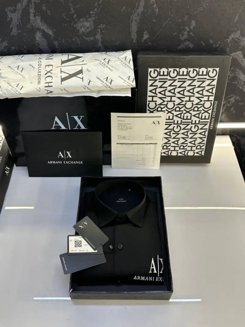 Arman i Exchange Current Store Article Shirt with Box packing Black - (234)
