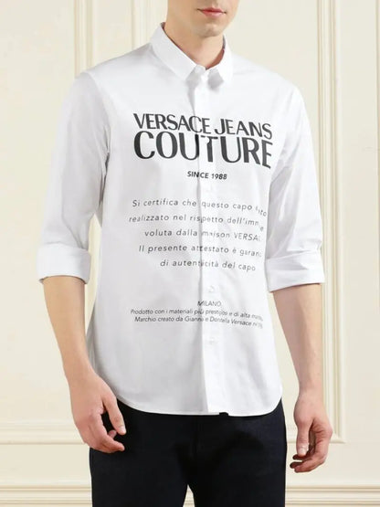 Versac e Store Article Shirt with Original box packing ( White )
