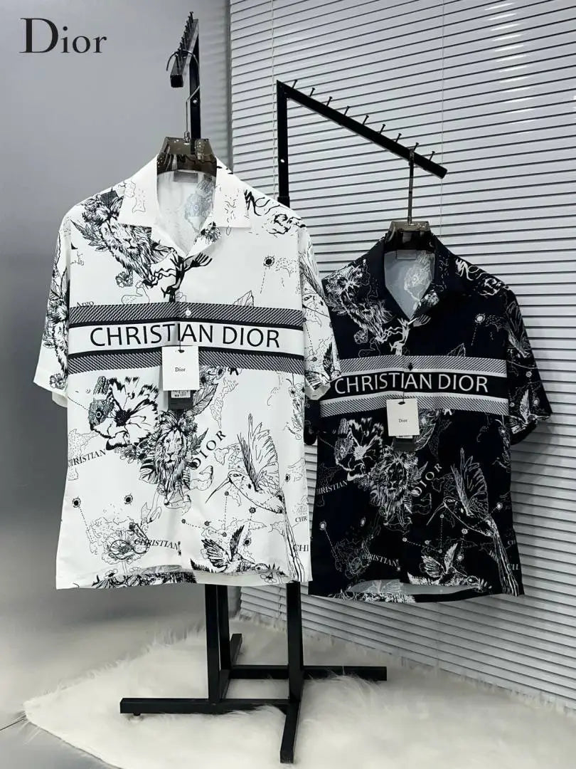 Christian Dio r Store article shirt with Box Carry bag