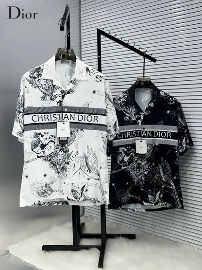 Christian Dio r Store article shirt with Box Carry bag