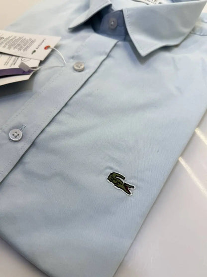 Lacost e Premium Shirt ( sky Blue )