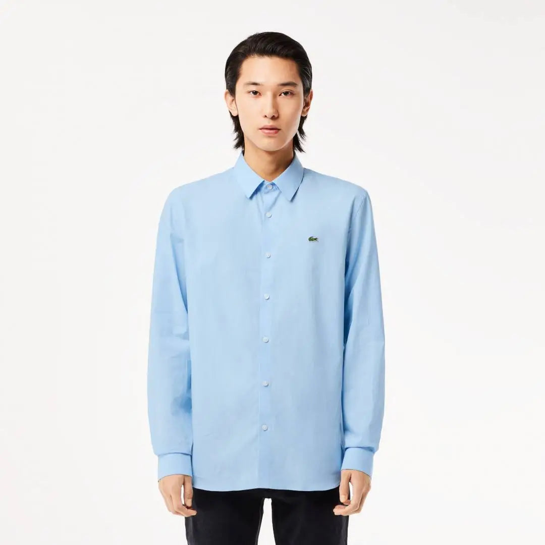 Lacost e Premium Shirt ( sky Blue )