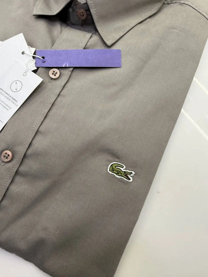 Lacost e Premium Shirt ( Light Brown )