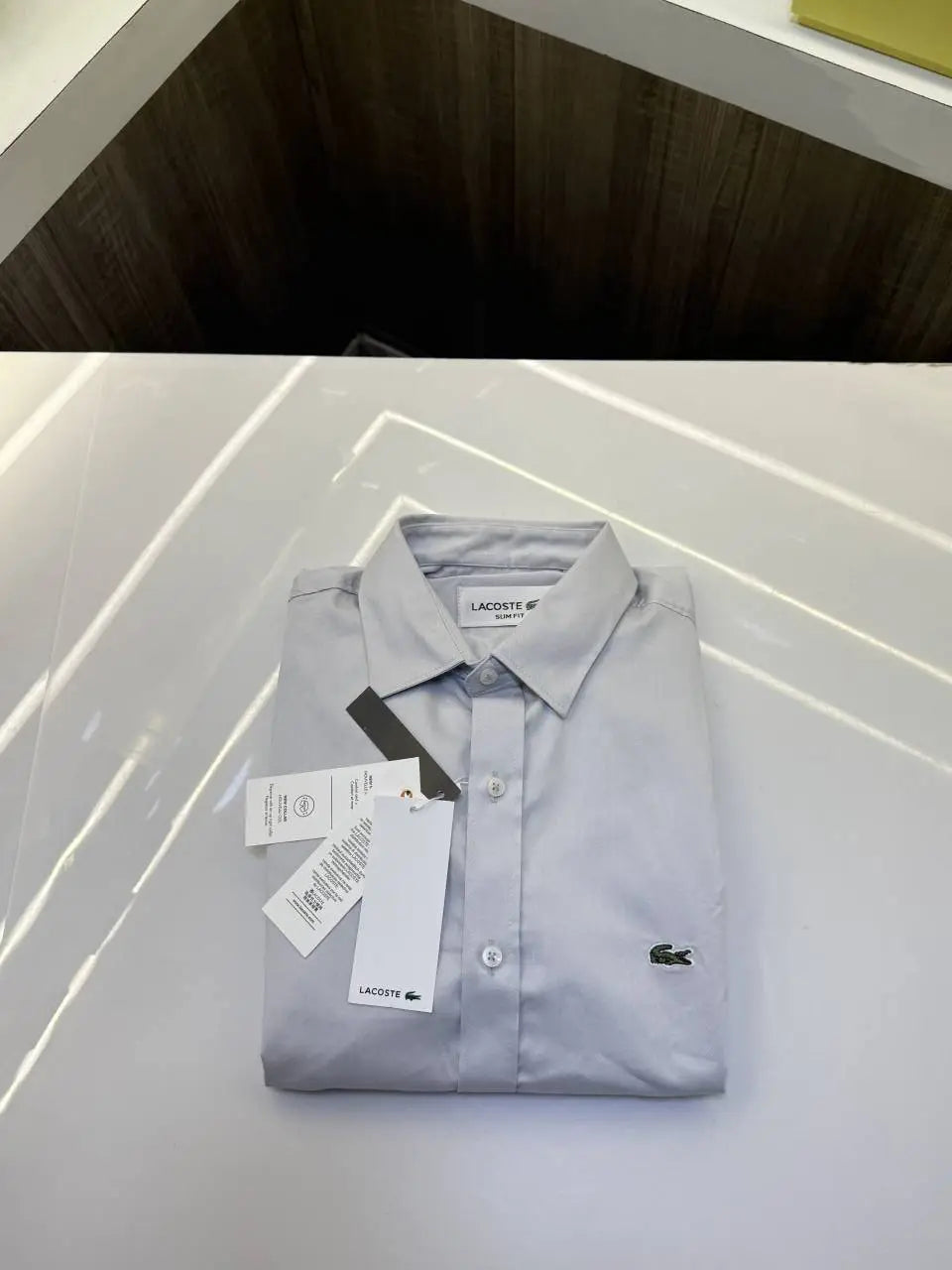 Lacost e Premium Shirt ( Grey )
