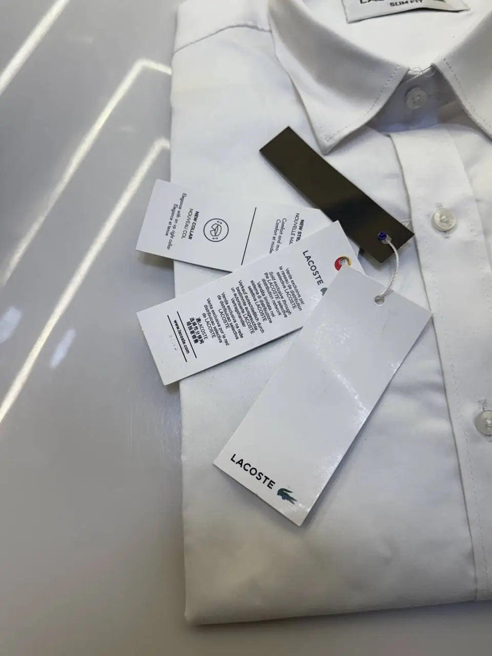 Lacost e Premium Shirt ( White )